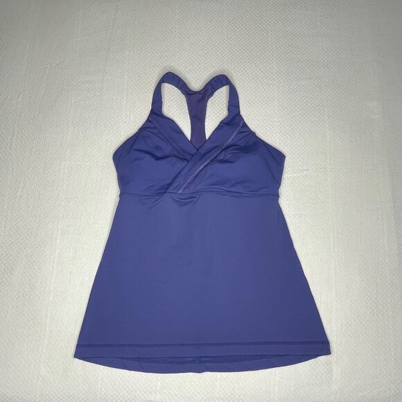 Vintage Lululemon Purple Cross-Back Tank | Size Small - Picture 2 of 6